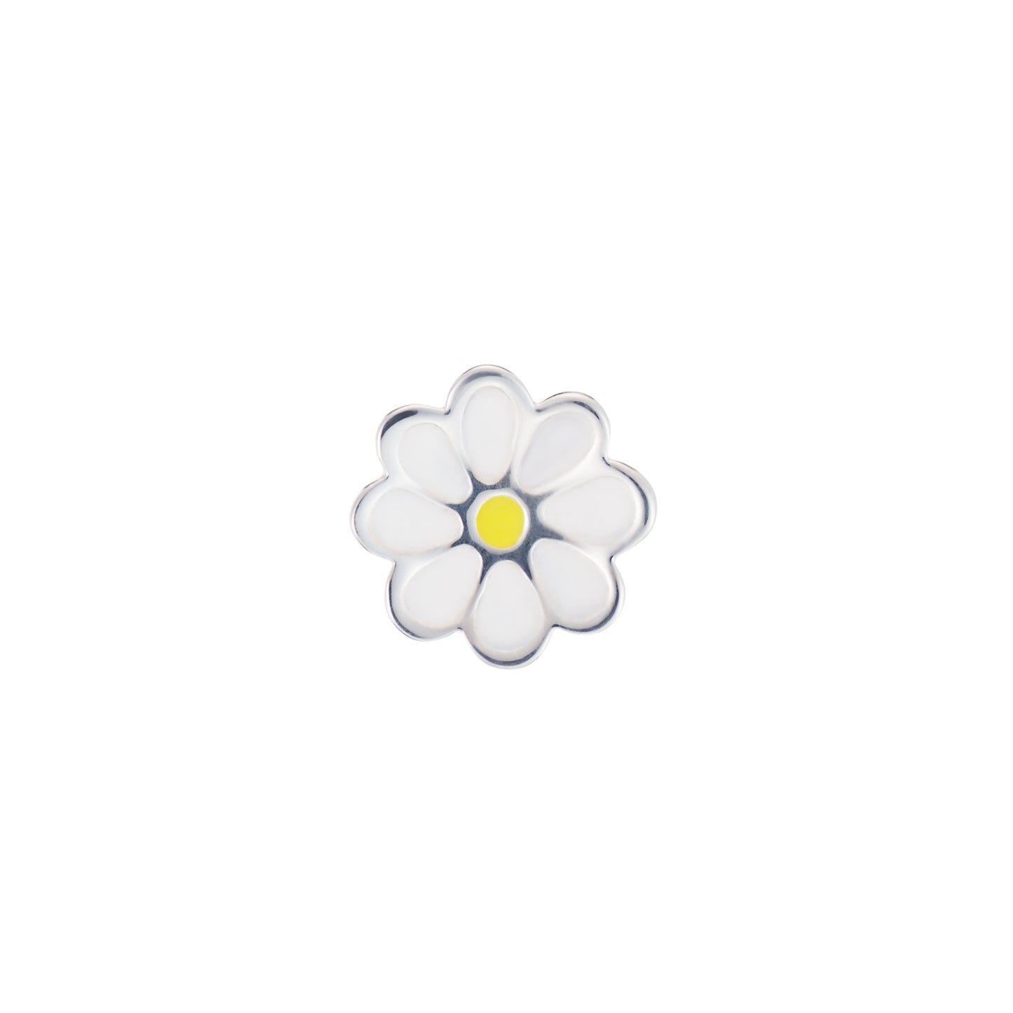 Sterling Silver Enamel Daisy Kids Pendant