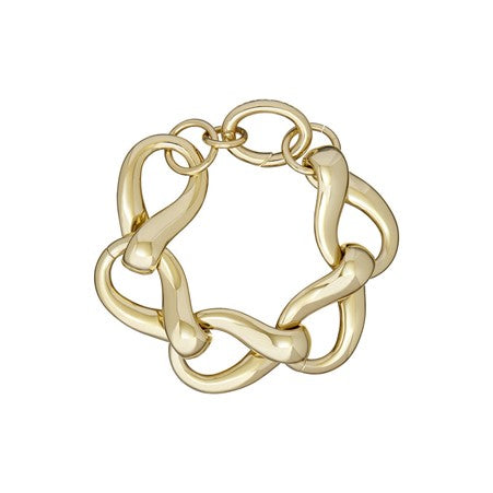 Ted Baker Iailsa Gold Plated Twist Link Bracelet