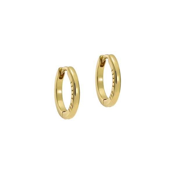 Ted Baker Crisele Gold Plated 14mm Huggy Hoop Earrings