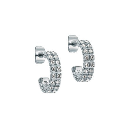 Ted Baker Mellrie Silver Plated CZ Huggy Earrings