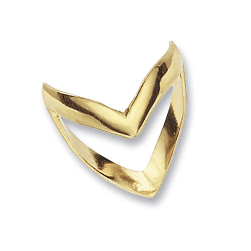 9ct Yellow Gold Wishbone Shaped Ring