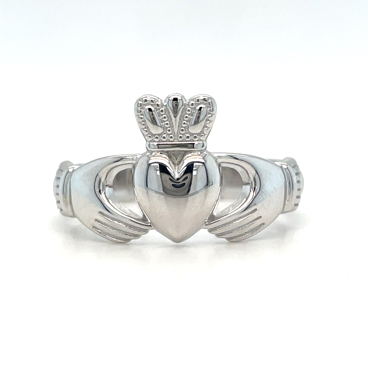 Sterling Silver Gents Claddagh Ring