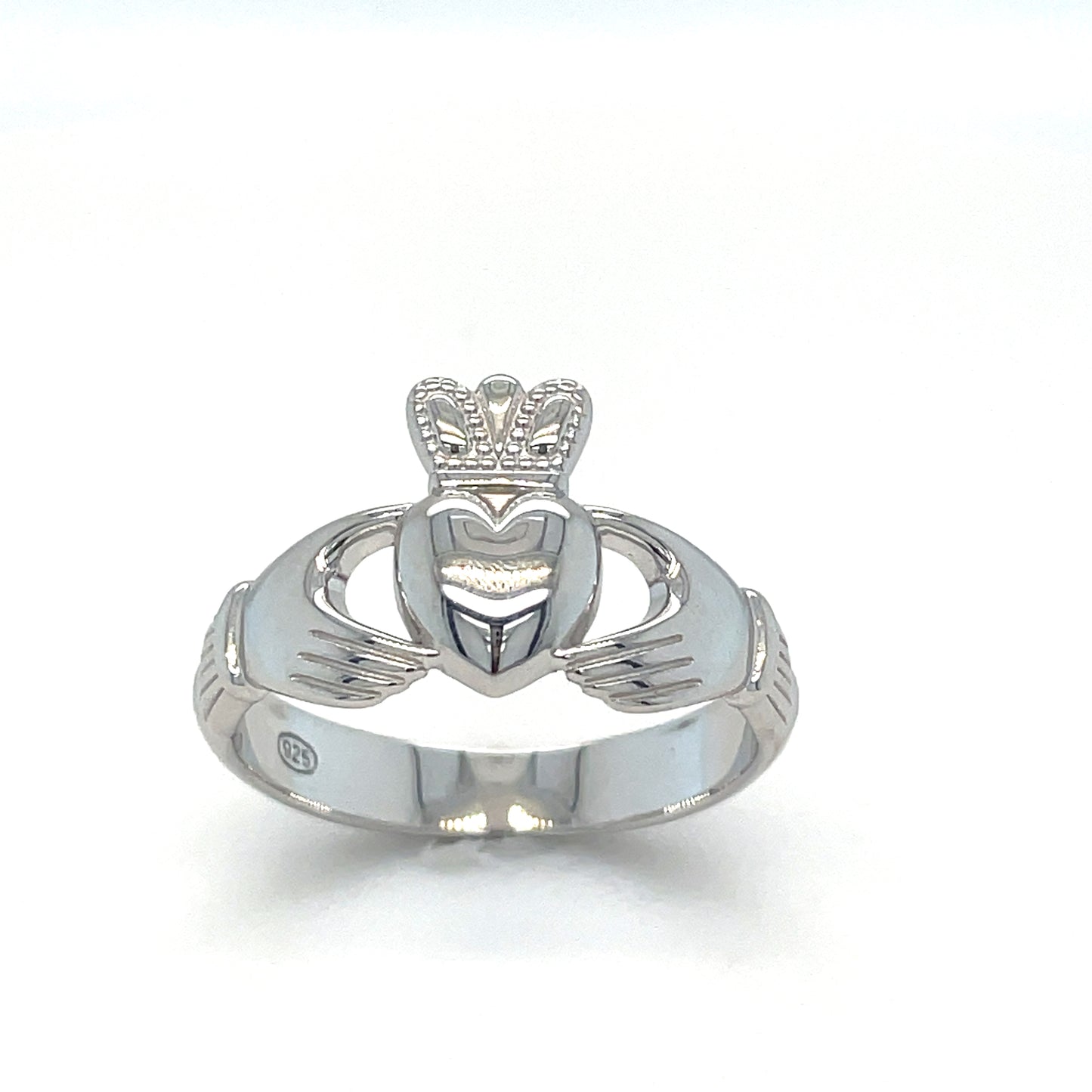 Sterling Silver Gents Claddagh Ring