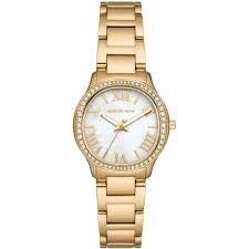 Ladies Rolled Gold Michael Kors Sage Stone Set 31mm Watch