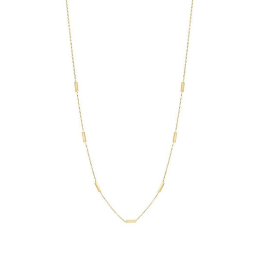 9CT 18" 7 Bar Necklet
