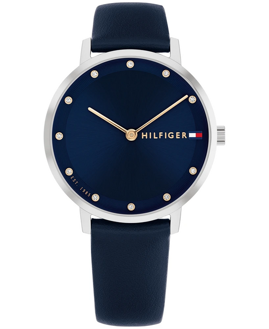 Ladies Tommy Hilfiger Pippa CZ Blue Dial Watch