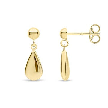 9ct Polished Pear Drop Earring