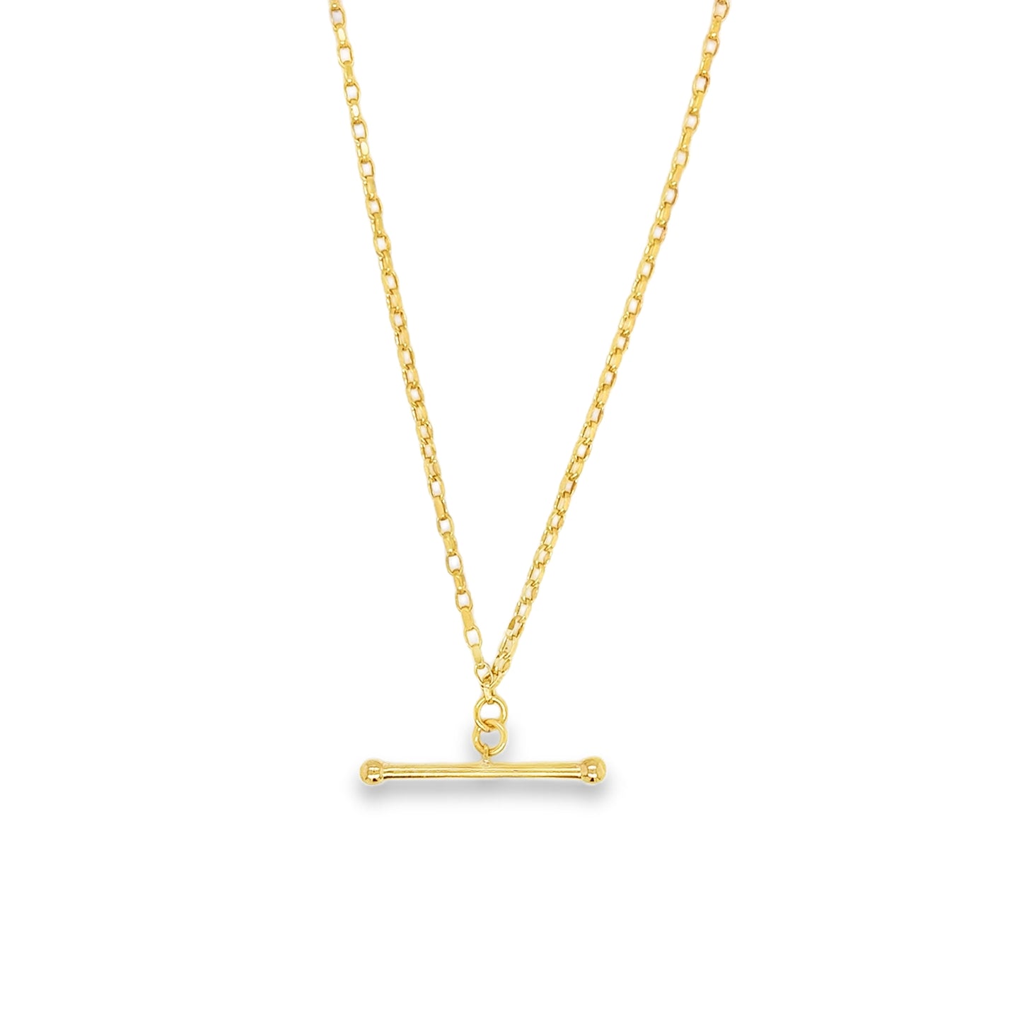 9ct Polished T-Bar N/let