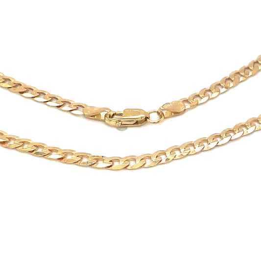 9ct 20" Curb Chain Necklet