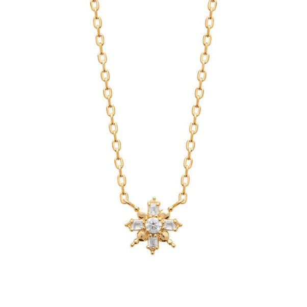 Burren18ct Gold Plated Wishing Sky Pendant