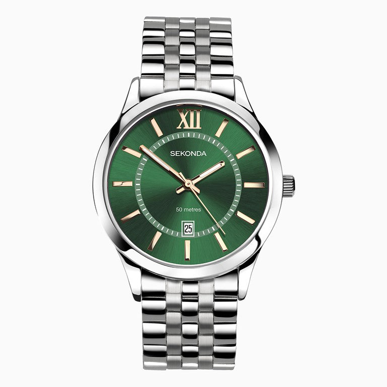 Gents Sekonda Green Dial Watch