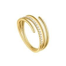 9ct Cubic Zirconia Open Wrap Ring