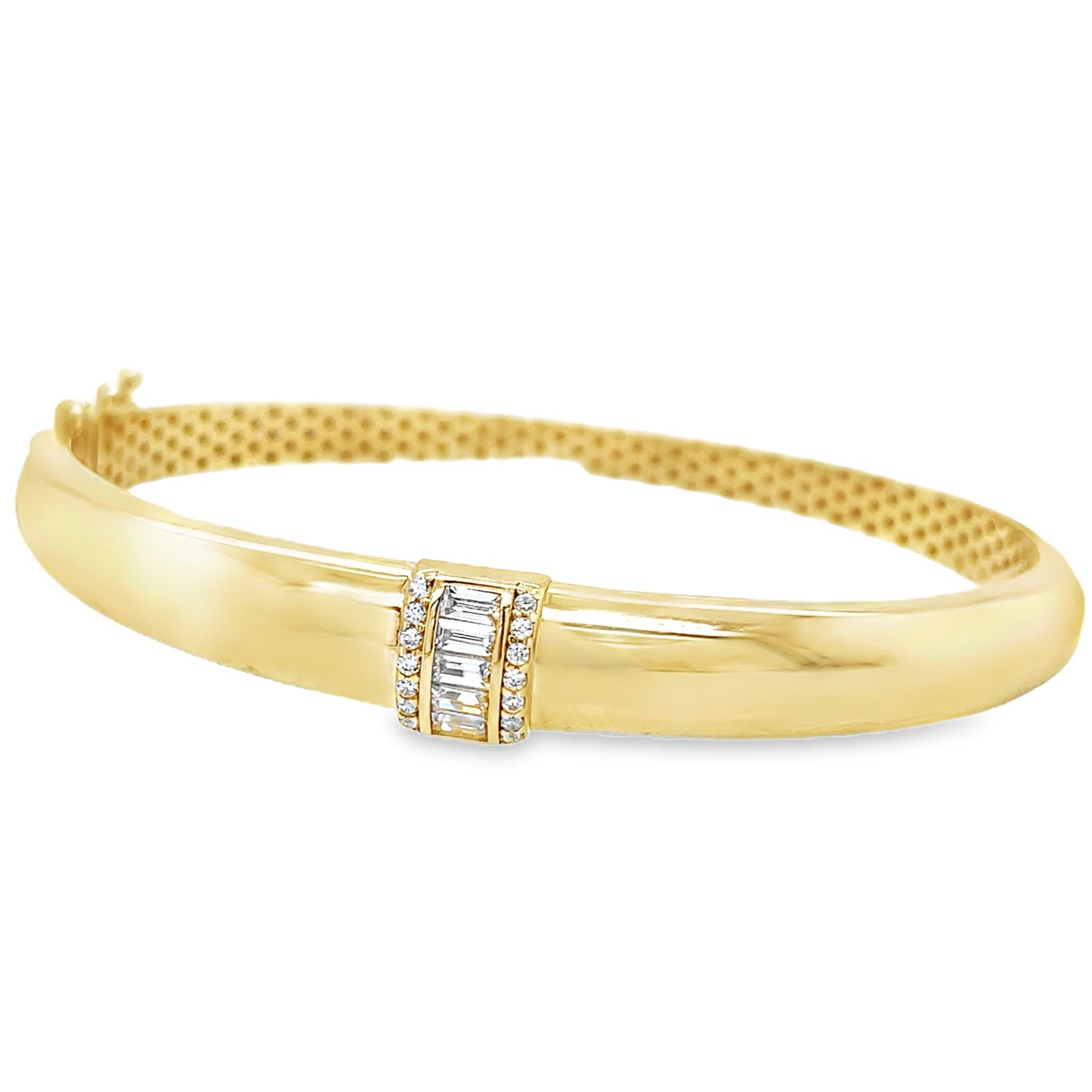 9ct Bangle Cubic Zirconia 65mm