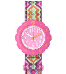 Flik Flak Loop In Pink Watch