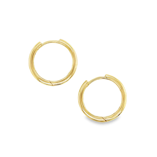 9ct Polished Hoop 19mm Earrings