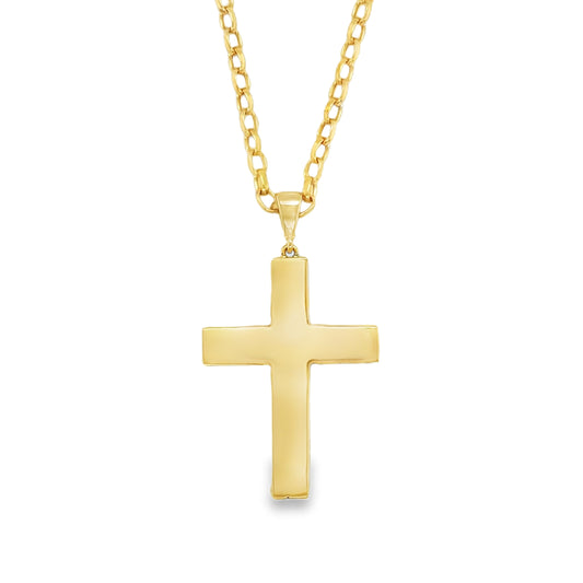 9ct Polished Gents Cross