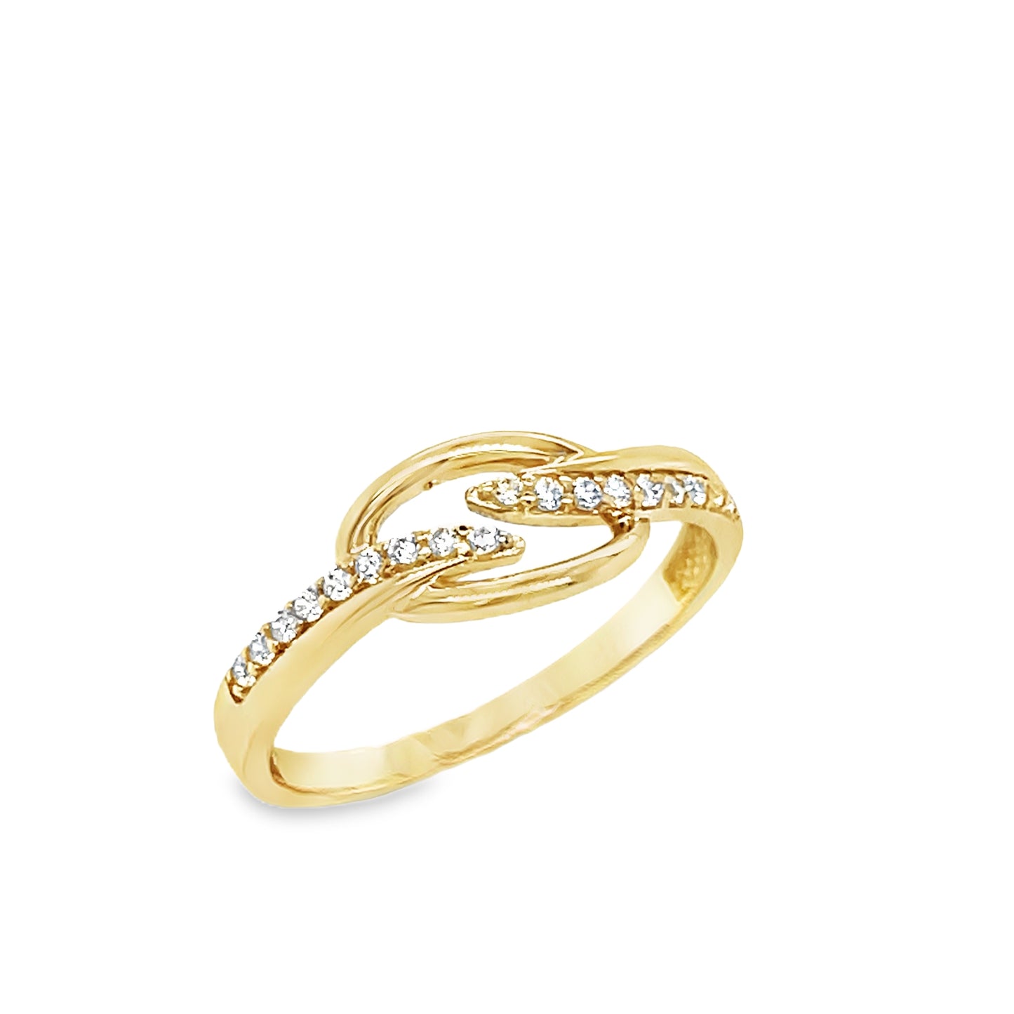 9ct Fancy Open Cubic Zirconia Ring