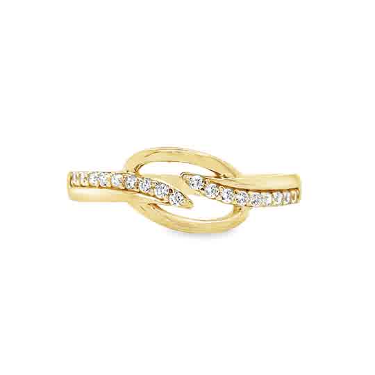 9ct Fancy Open Cubic Zirconia Ring