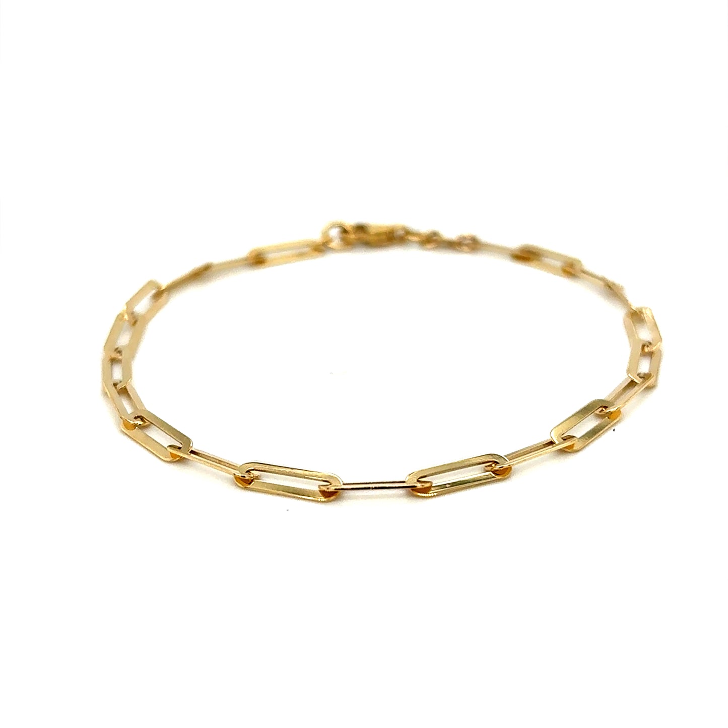 9ct Polished Paperlink Bracelet