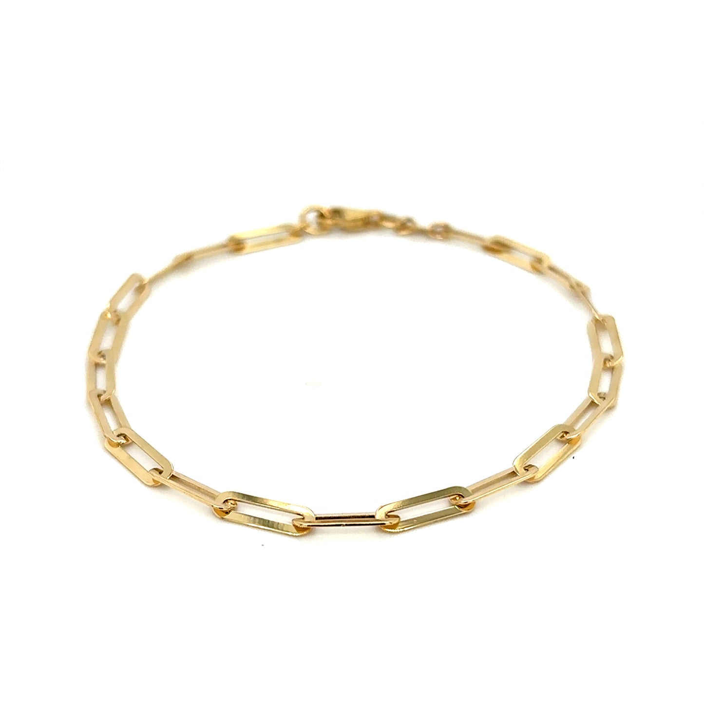 9ct Polished Paperlink Bracelet