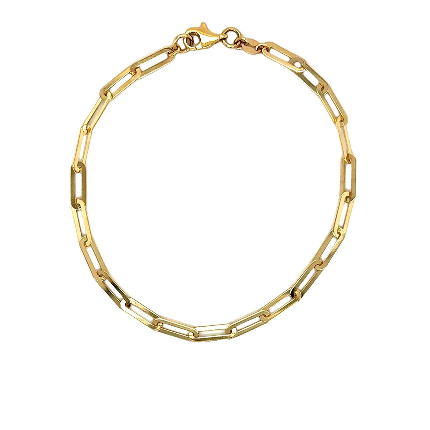 9ct Polished Paperlink Bracelet