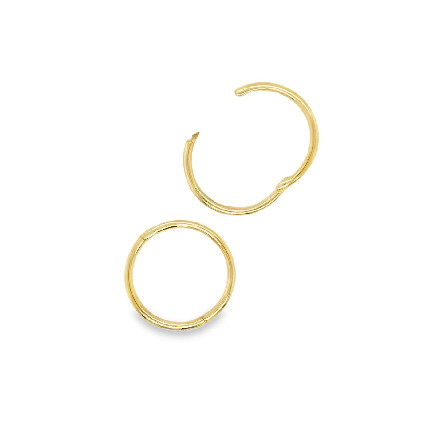 9ct Earring 12mm Sleeper 1g