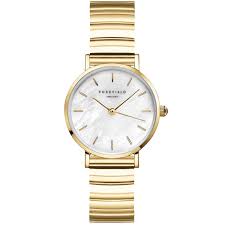 Ladies Rolled Gold Rosefield Small Edit With Mother Of Pearl Dial