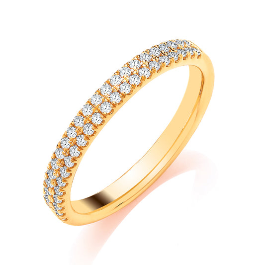 9ct Et Di Dbl Row .25ct