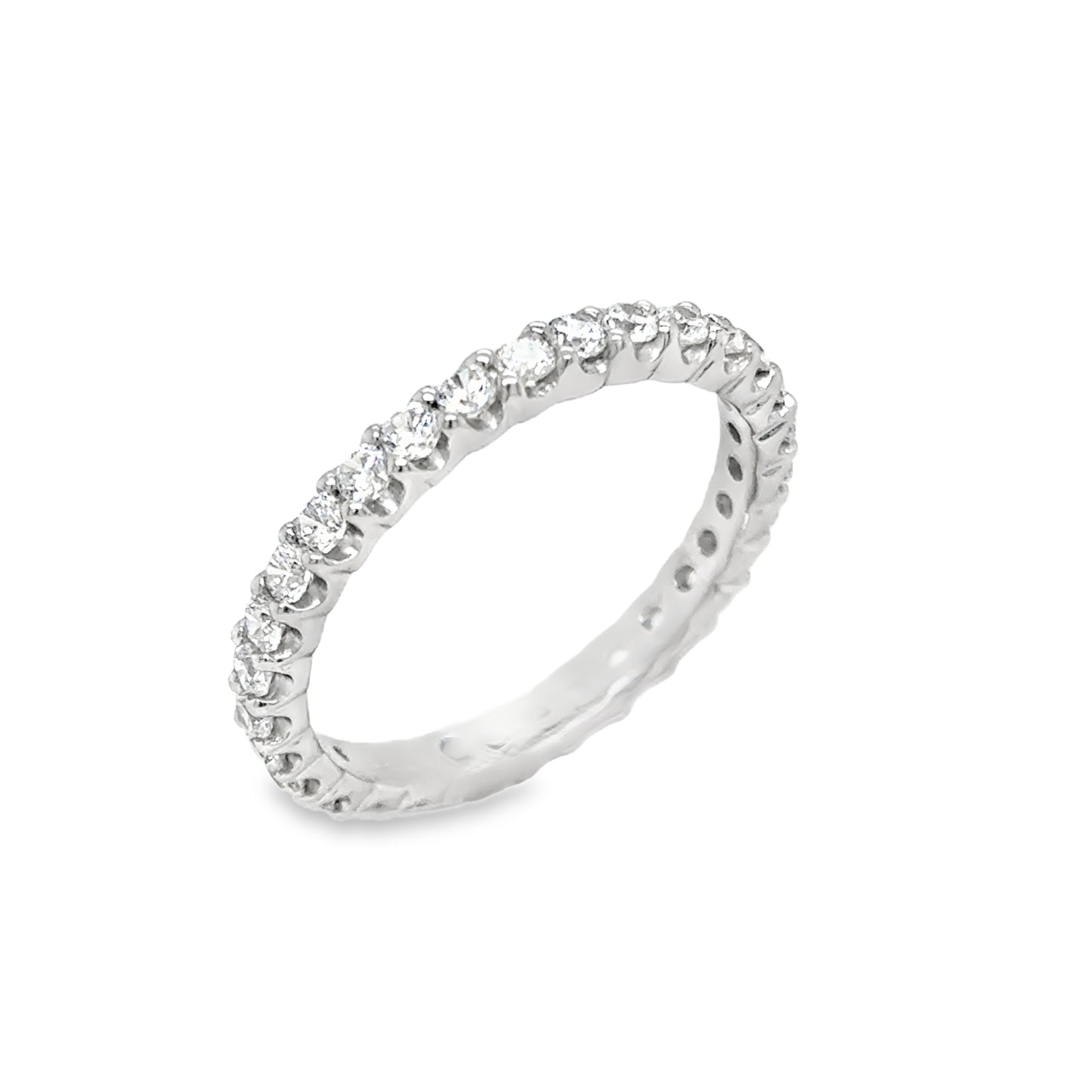 Sterling Silver Full CZ Eternity Ring