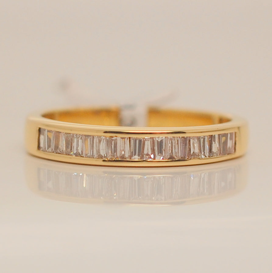 18ct Baguette Eternity .31ct Diamond Ring