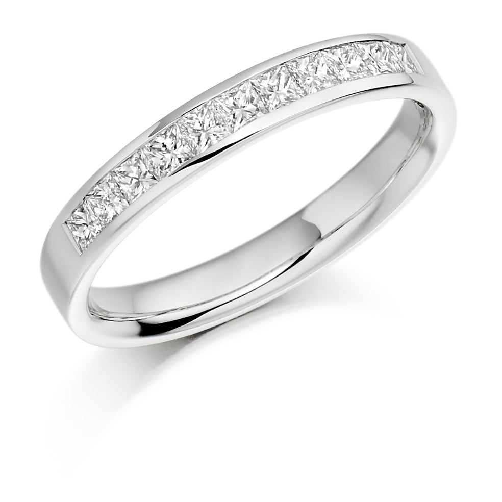 18ct Et Wht Chan Set .50