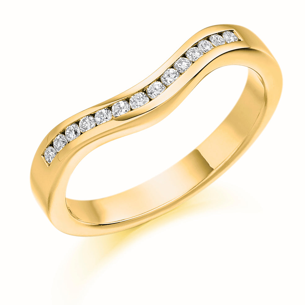 9ct Et Curve 14st .16ct