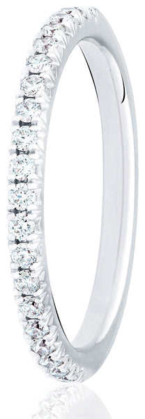 Plat Ring Pave .25