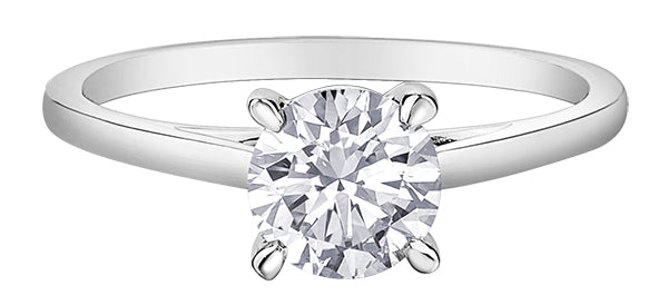 Platinum Solitaire Round Brilliant 1.00ct Diamond Ring