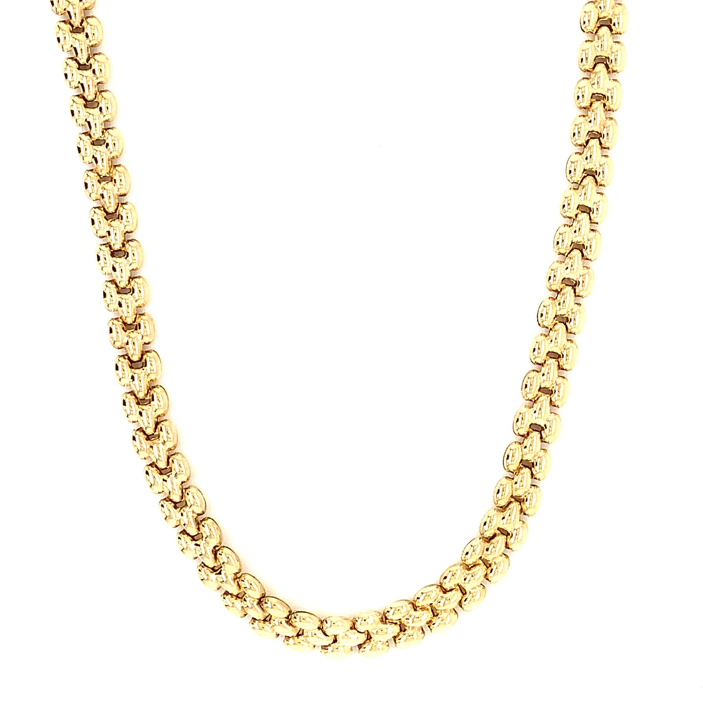 9ct Panther Link Necklet