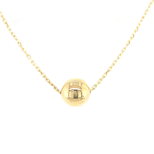 9ct Ball Necklet