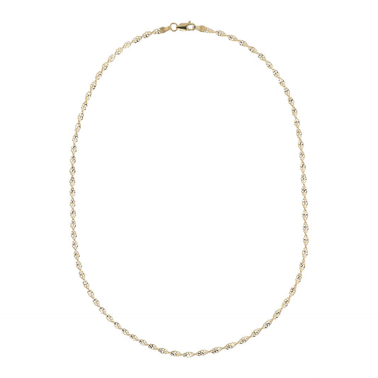 9ct Singapore Twist Necklet