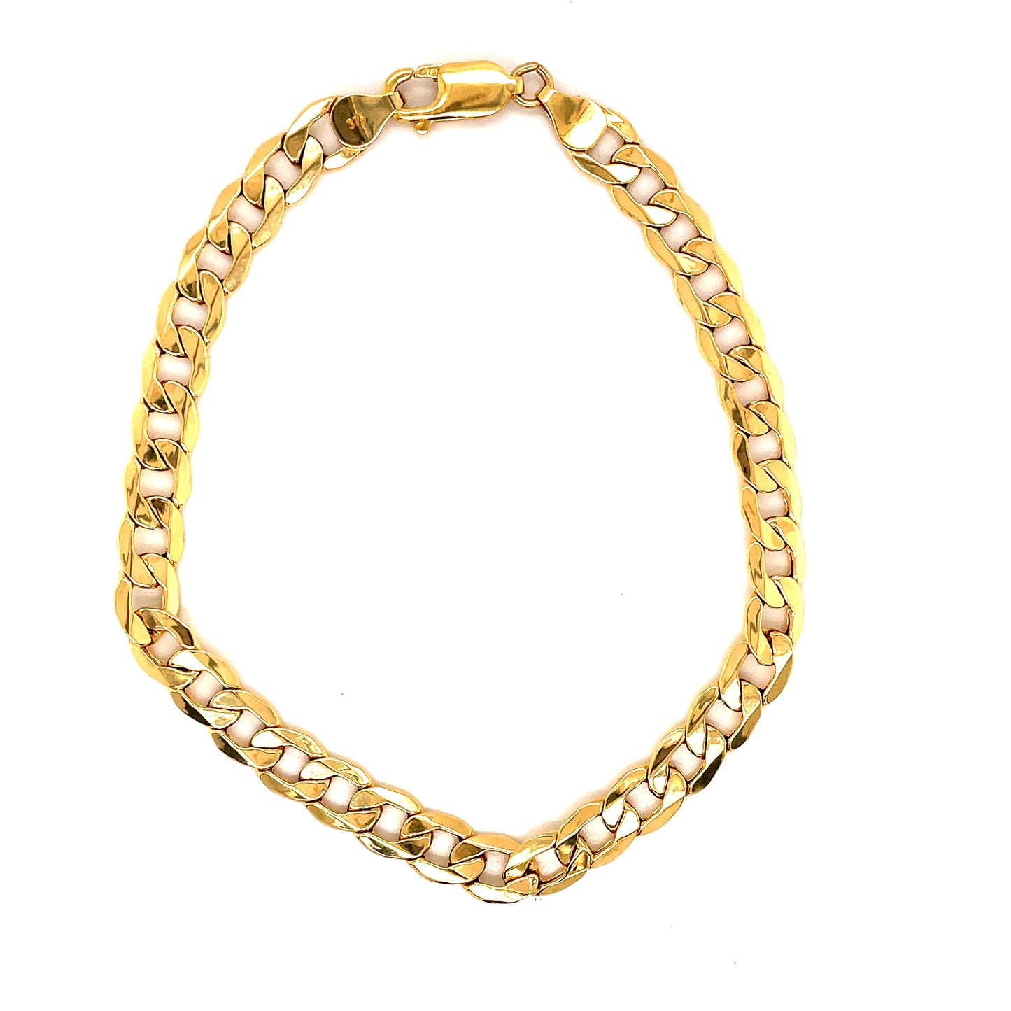 9ct Hollow Curb Bracelet