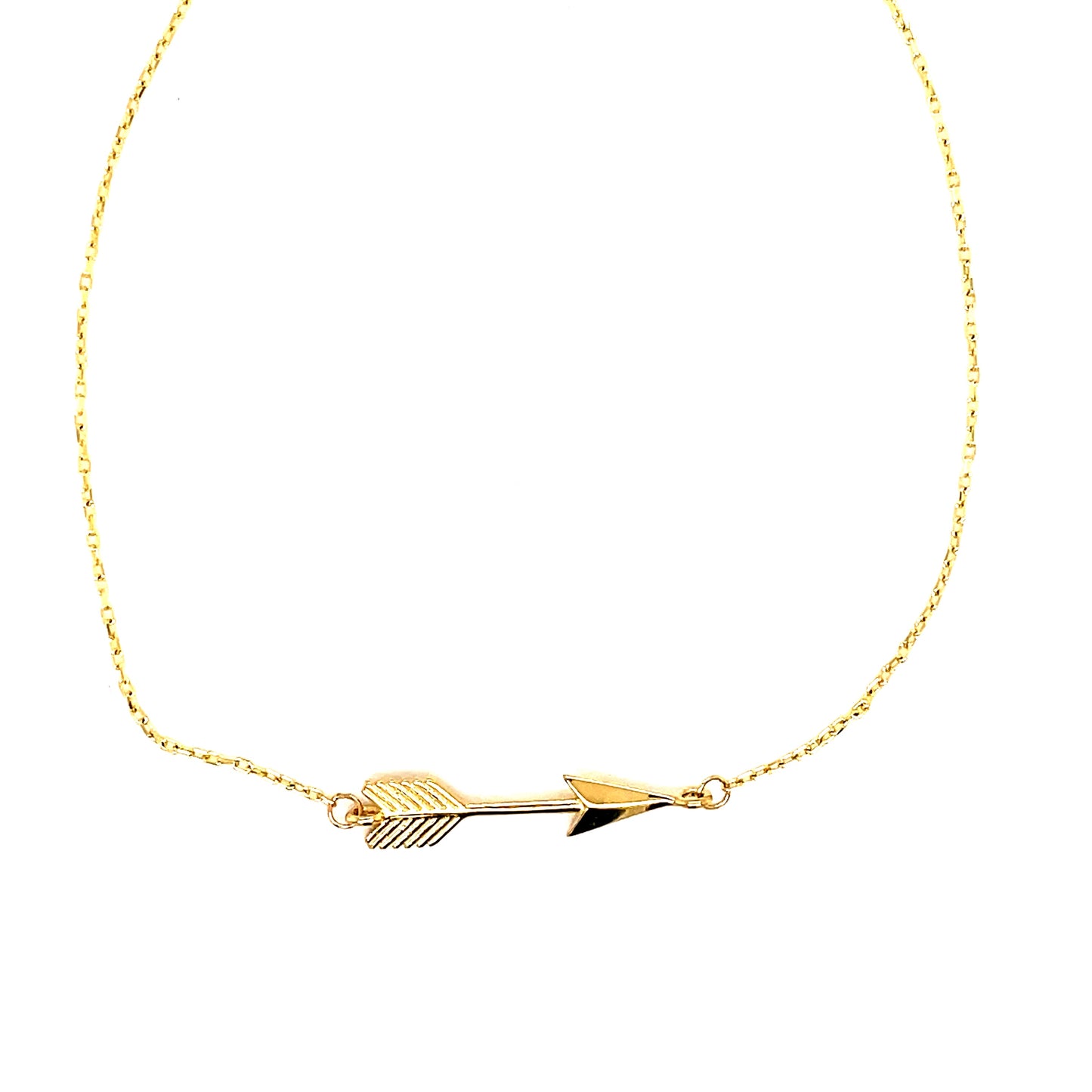 9ct Arrow Trace Bracelet