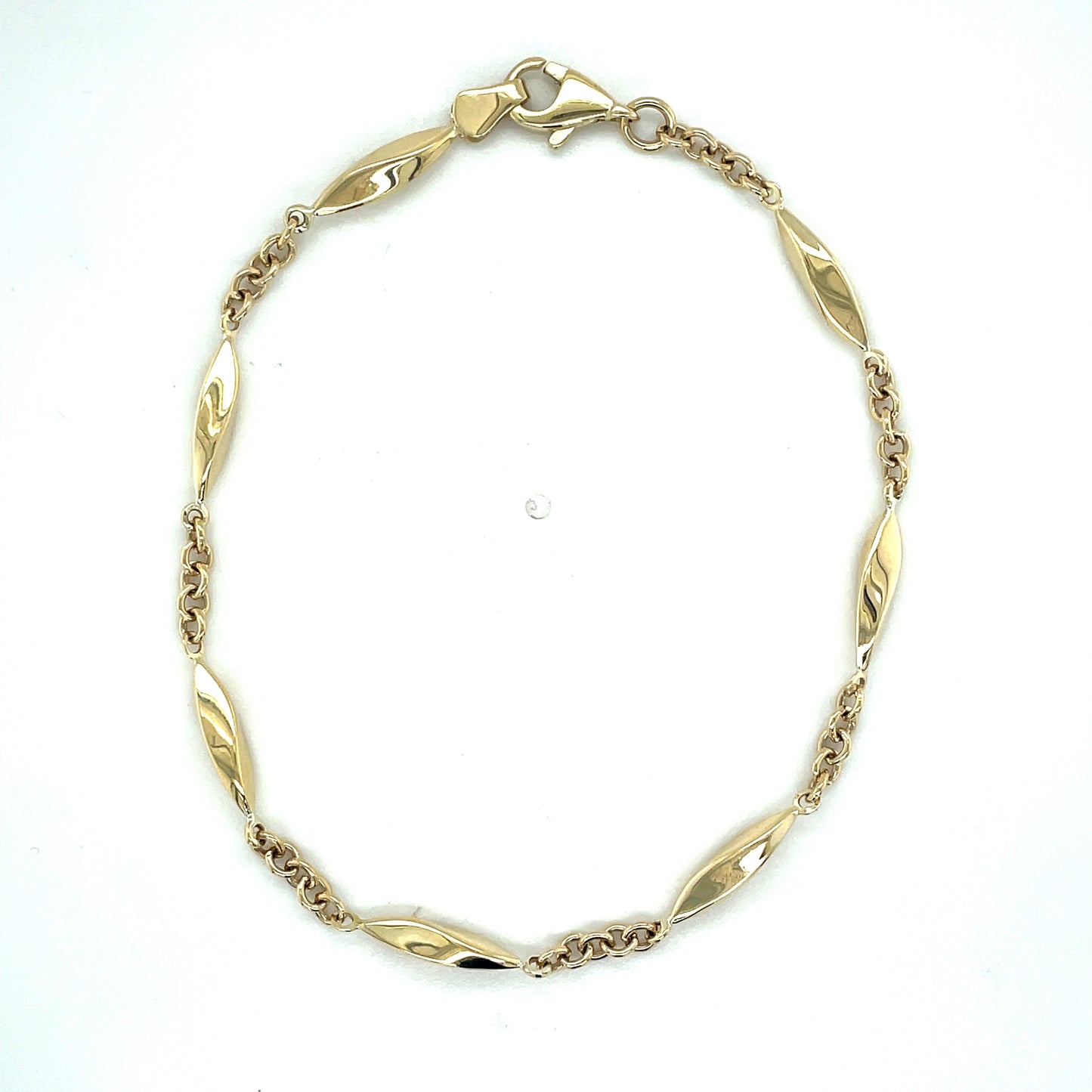 9ct Plain Twist Bracelet