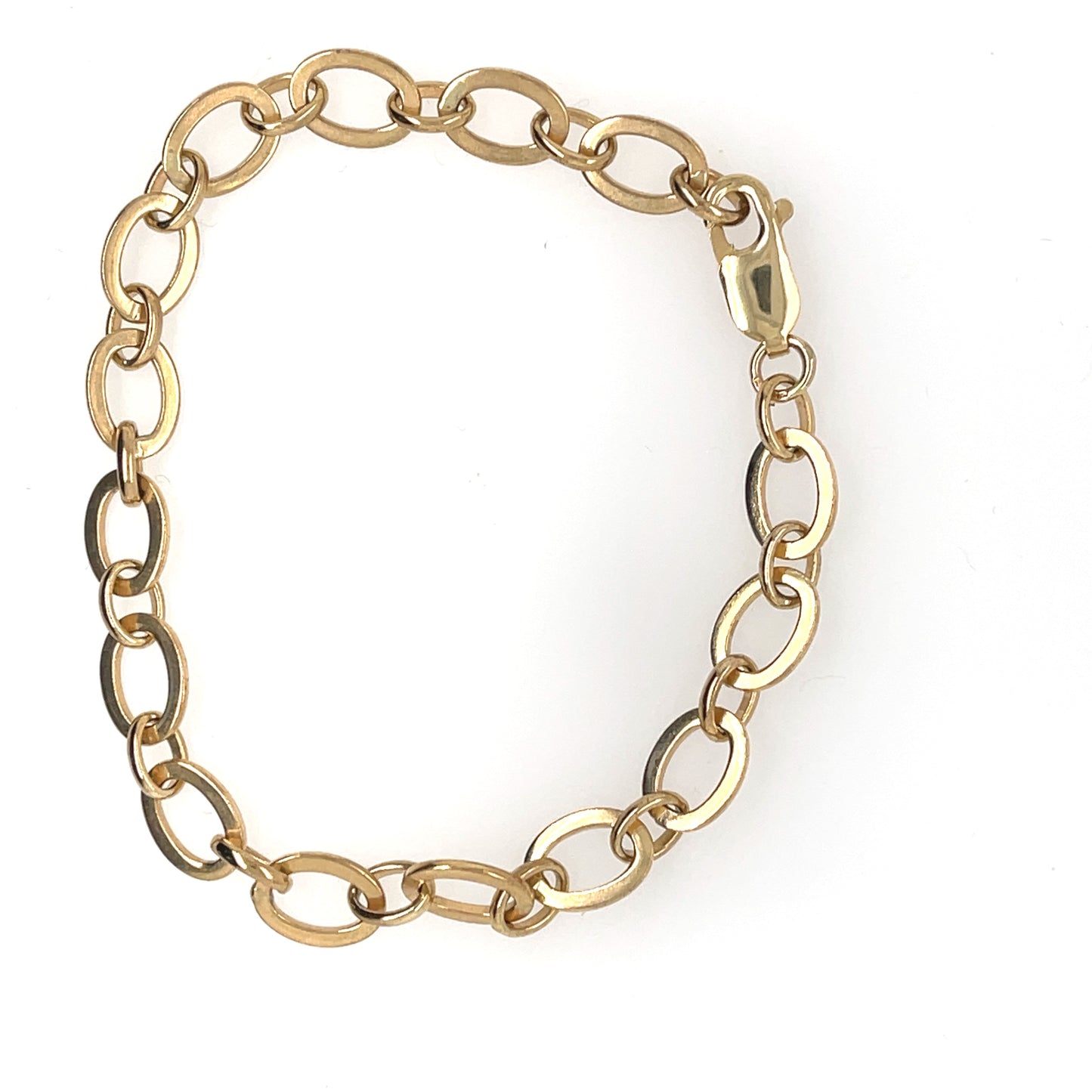 9ct Gold Open Link Bracelet