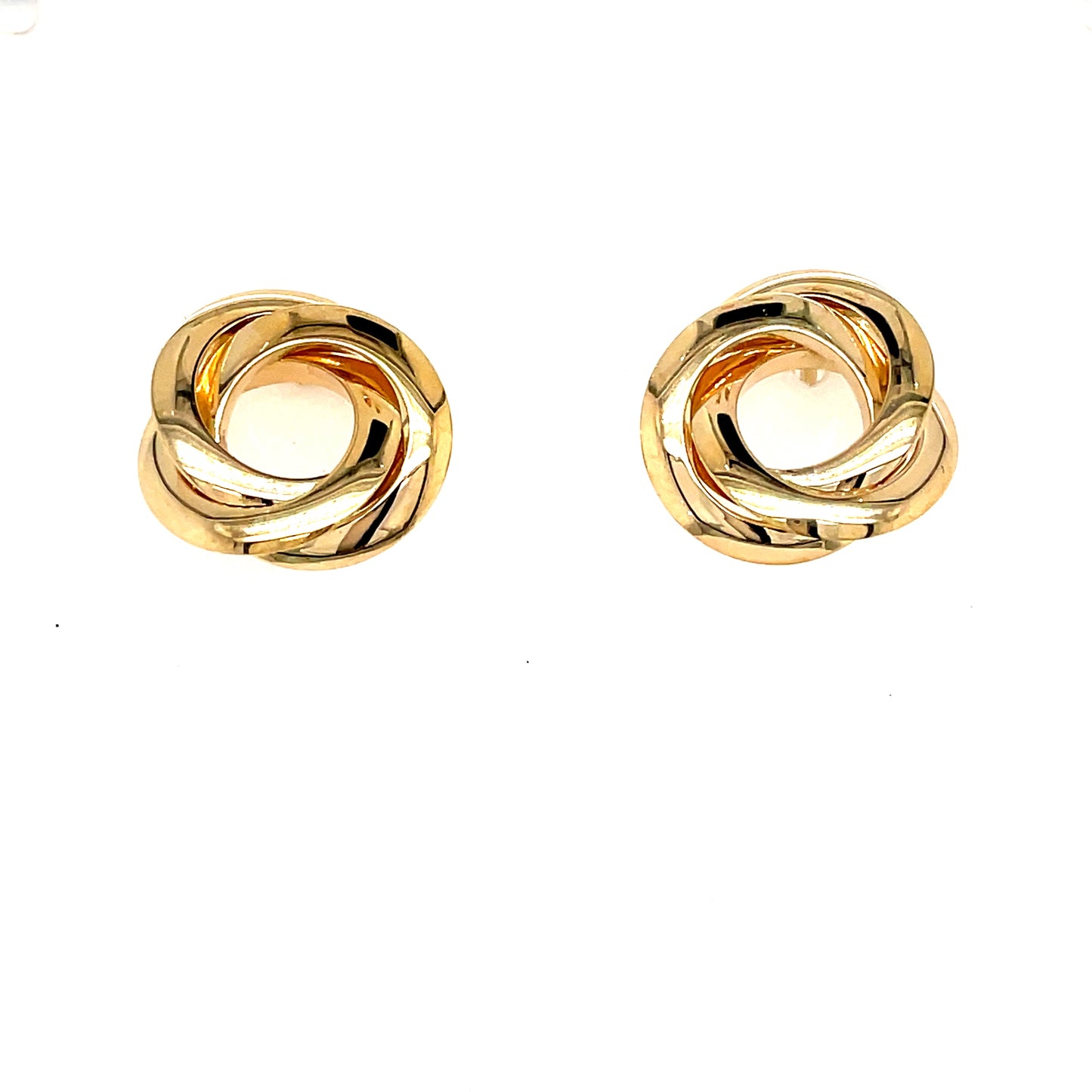 9ct Open Knot Stud Earring
