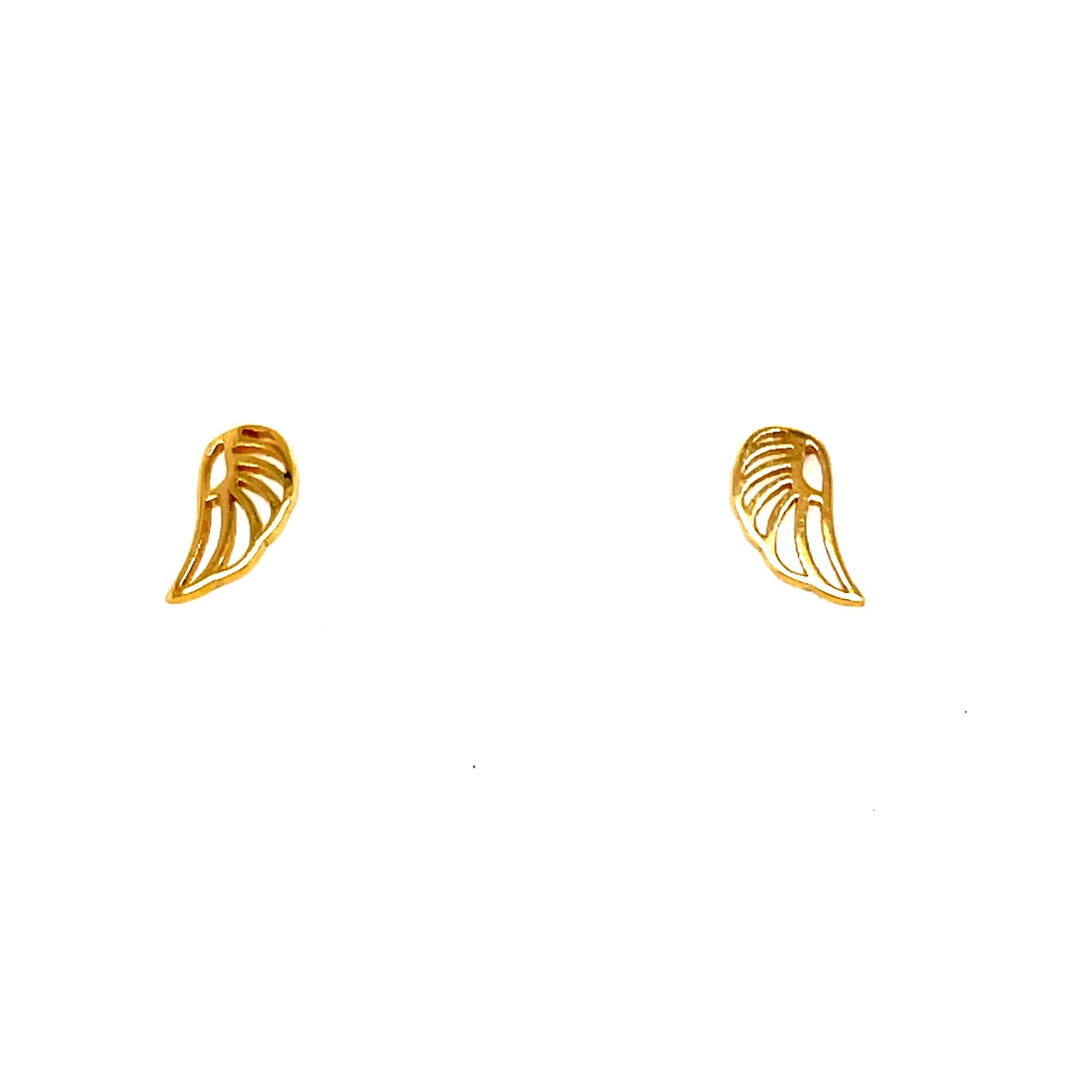 9ct Open Angel Wing Stud Earring