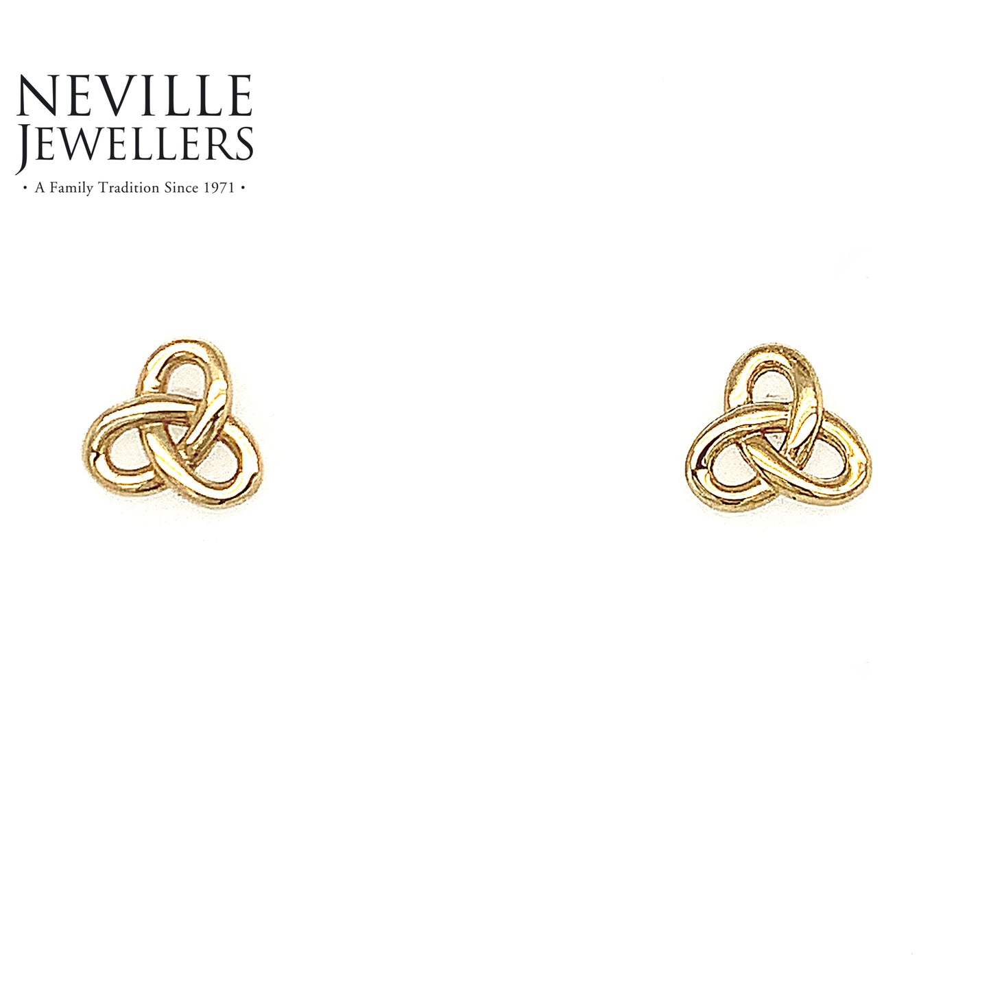 9ct Celtic Trinity Earrings