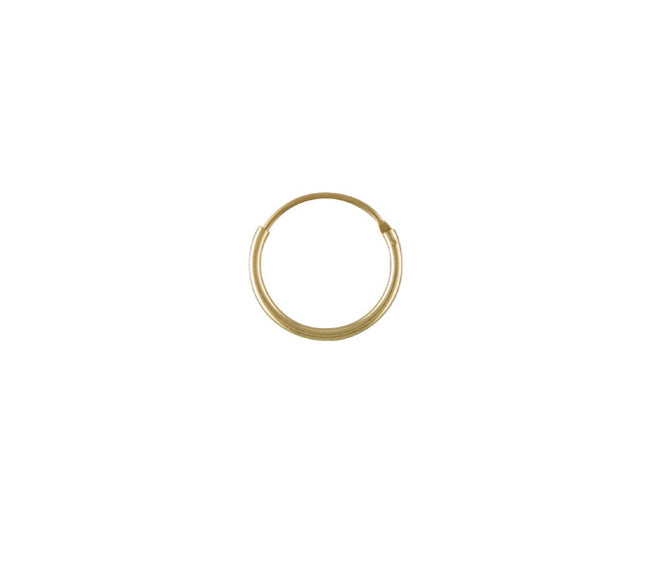 9ct 13 Mm Sleeper Earring