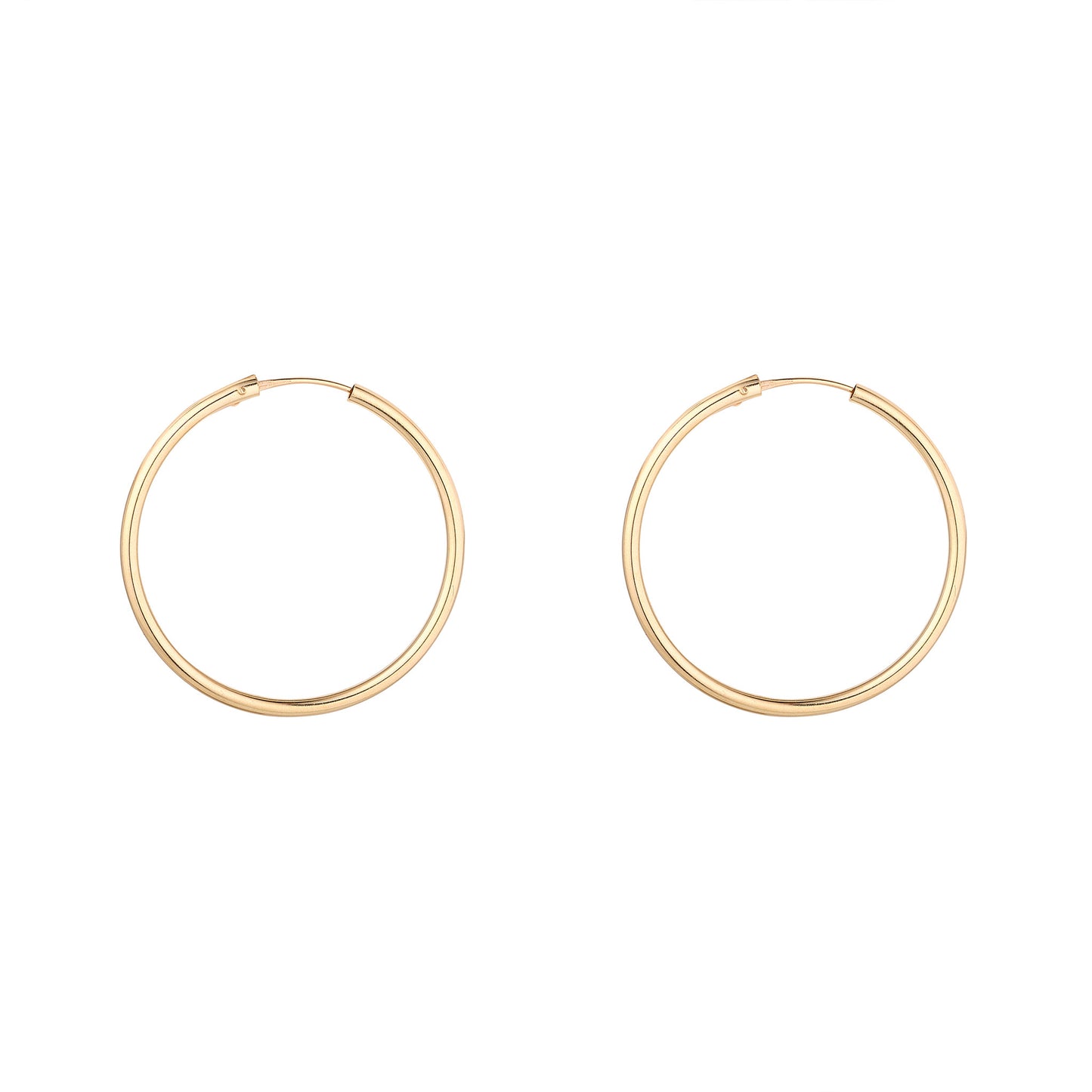 9ct 24mm Sleeper Hoop Earring