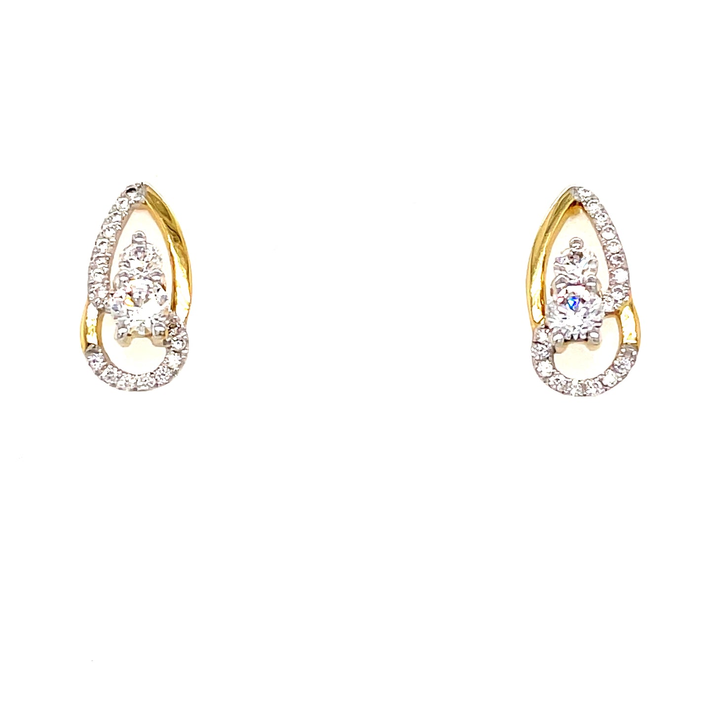 9ct Cubic Zirconia Earrings