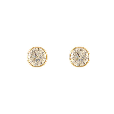 9ct Cubic Zirconia Stud Earring