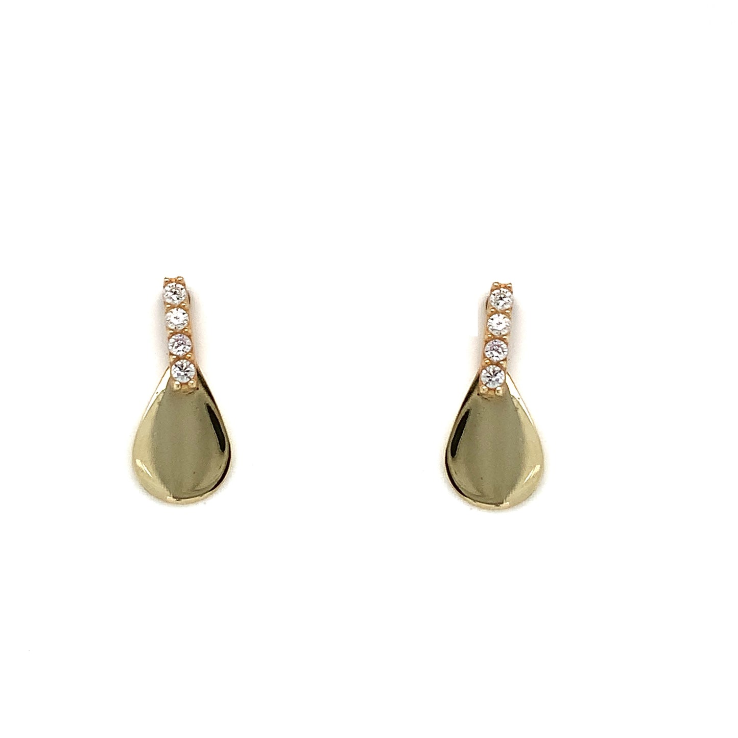 9ct Cubic Zirconia Drop Earrings