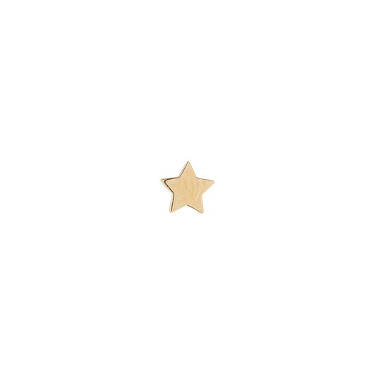 9ct Gold Single Star Tragus Earring